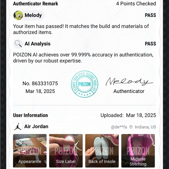 Air Jordan 1 Low Alt PS Fire Pink White Shoes FN7376-600 Kid's Size  5Y - Picture 8 of 8